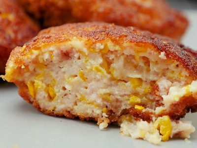 Кабачковые котлеты с фаршем