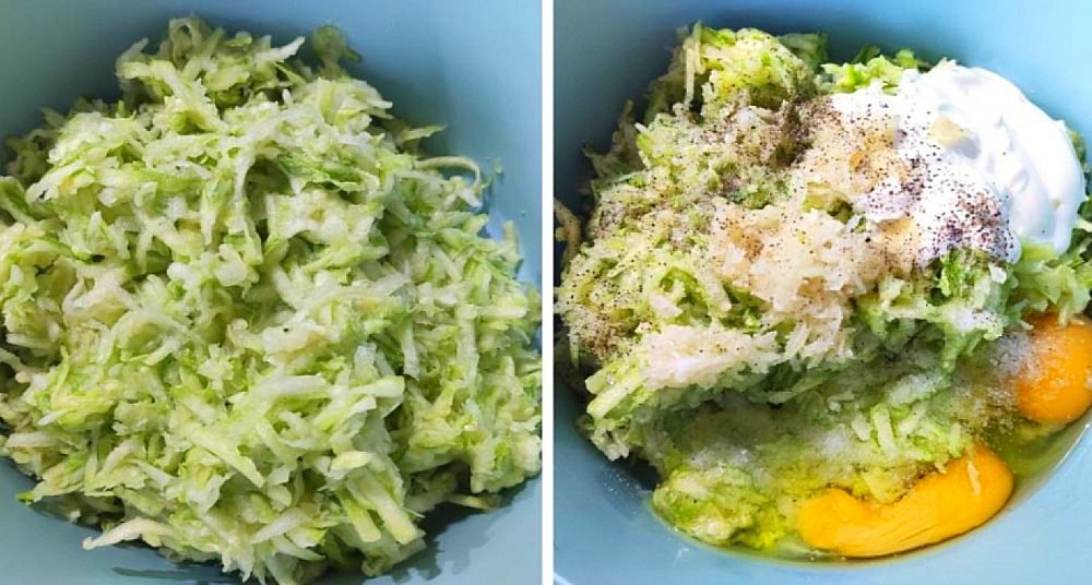 кабачковые оладьи