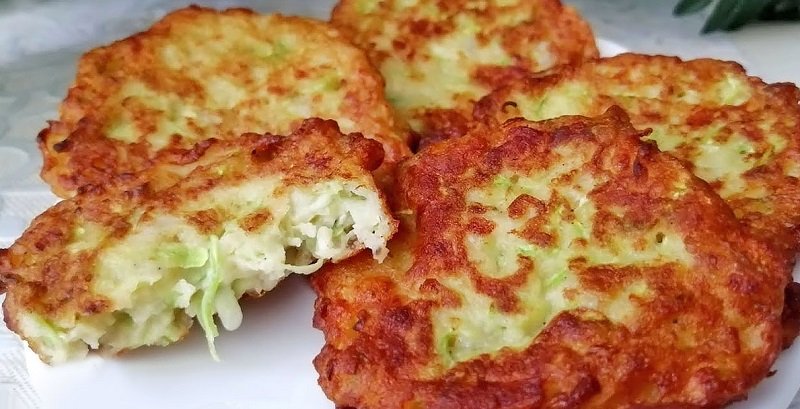 оладьи из кабачка и капусты