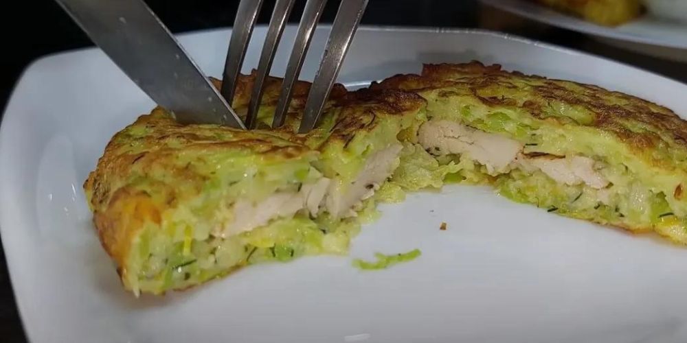 кабачки с курицей