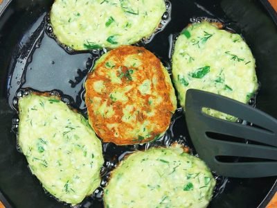 Кабачковые оладьи