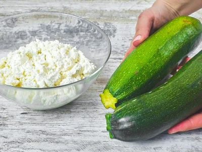 Творожно-кабачковый пирог в духовке