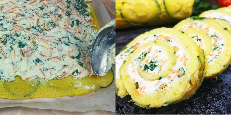 кабачковый рулет