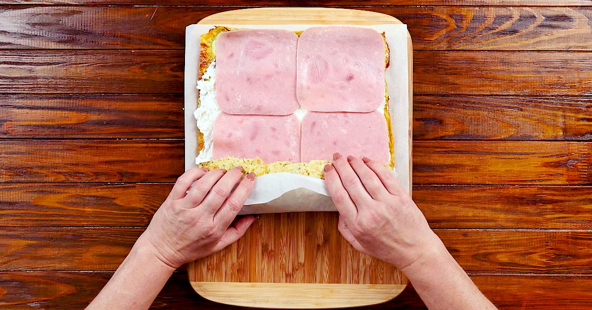 кабачковый рулет с сыром