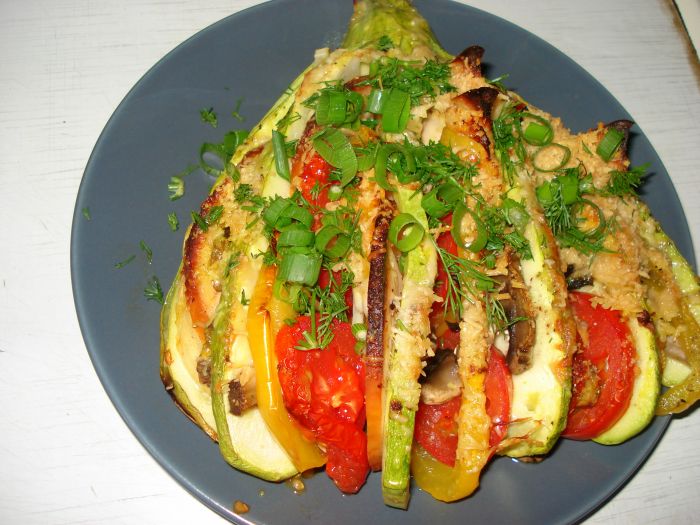 кабачковый веер