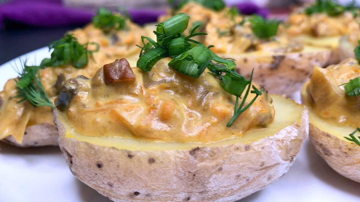 картошка с грибами