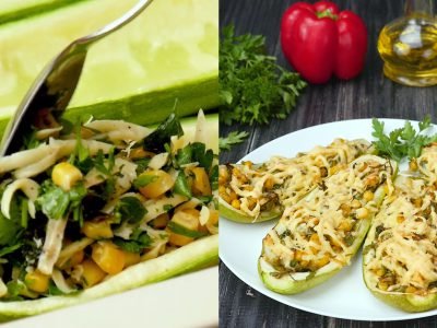 Как приготовить кабачки с кукурузой