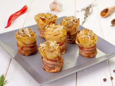 Как приготовить картофельные розы