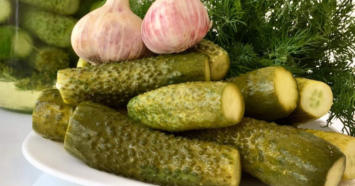 малосольные огурцы