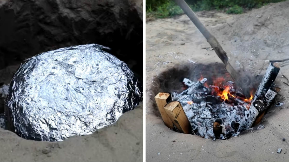 тыква в фольге