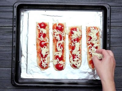 Как приготовить пиццу из багета