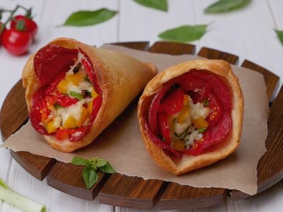 Как приготовить пиццу-конус