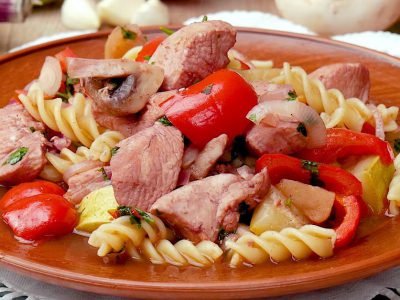 Как приготовить рагу с макаронами