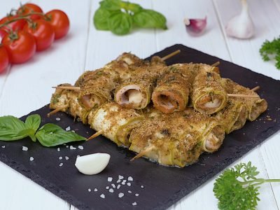 Как приготовить рулетики на шпажках