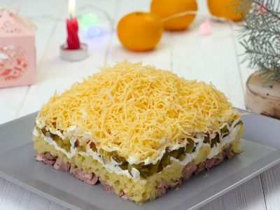 Как приготовить салат «Египетская пирамида»