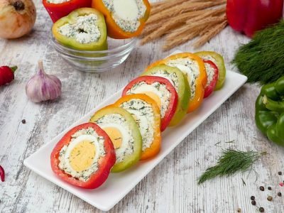 Как приготовить закуску из болгарского перца