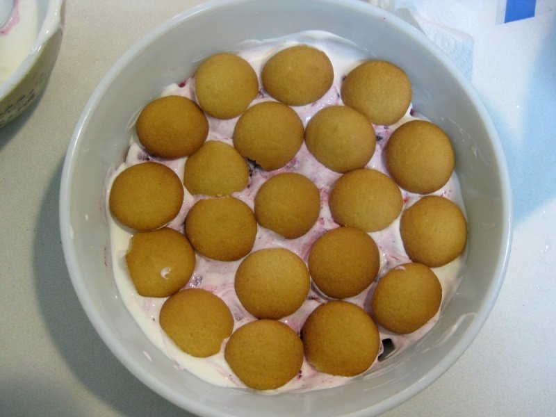 сметанный торт с печеньем