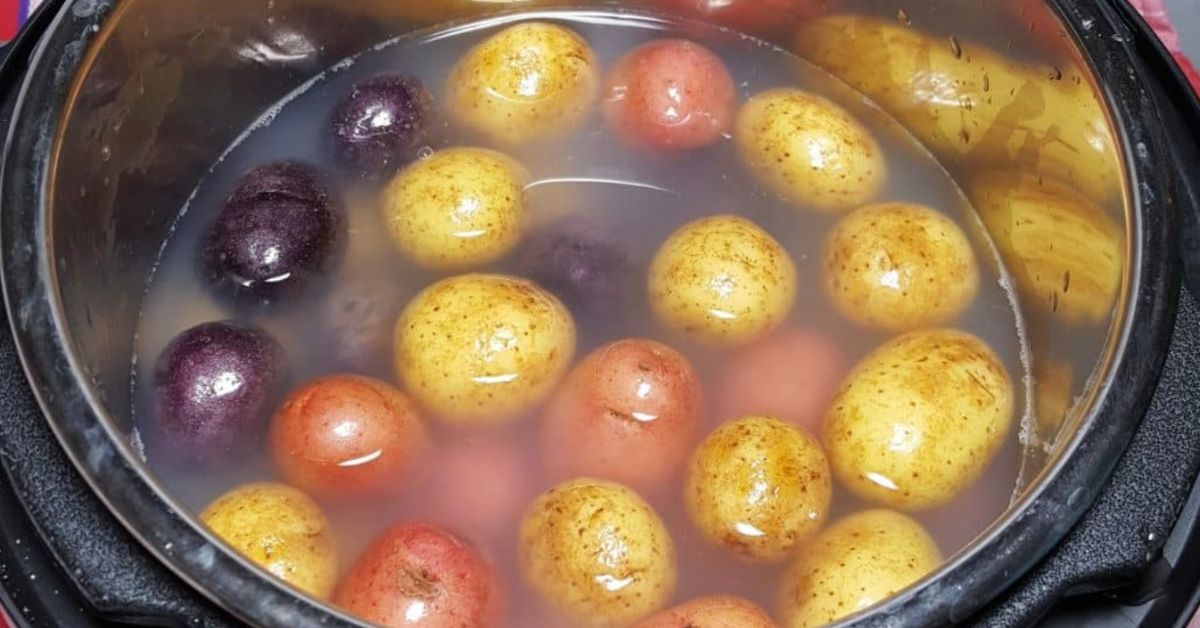 соленый картофель