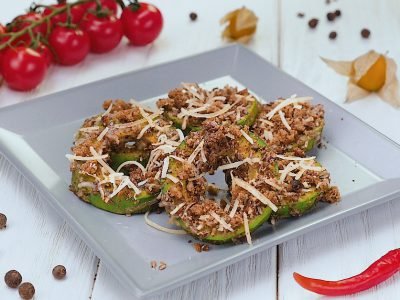 Как запечь авокадо с семенами льна