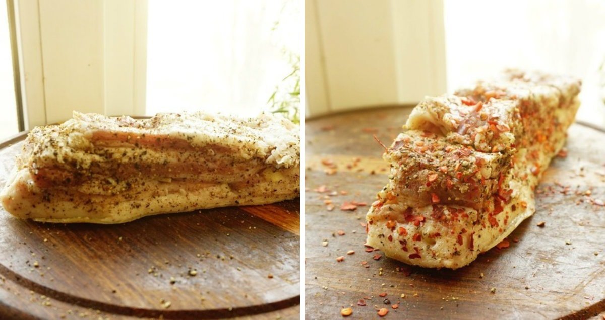 сало в специях