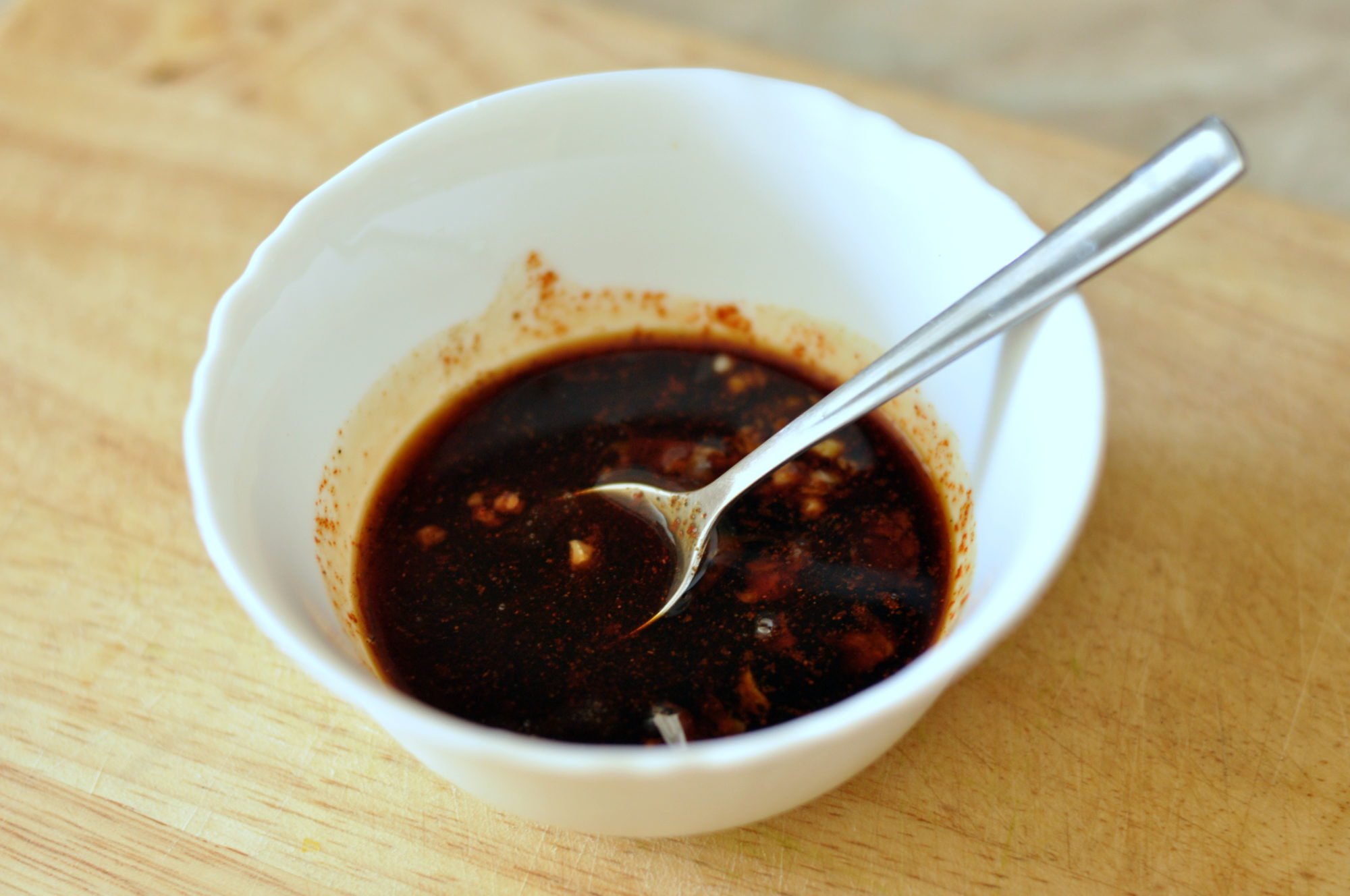 соевый соус с чесноком