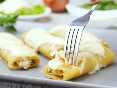 Каннеллони из листов для лазаньи