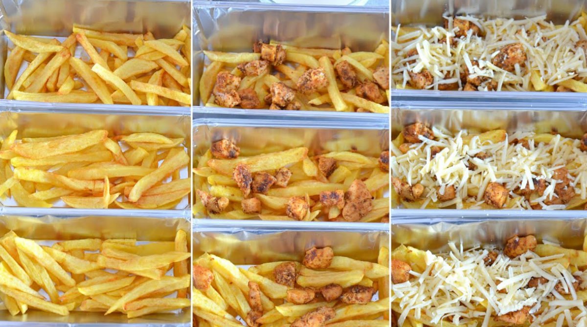 картофель с курицей в духовке