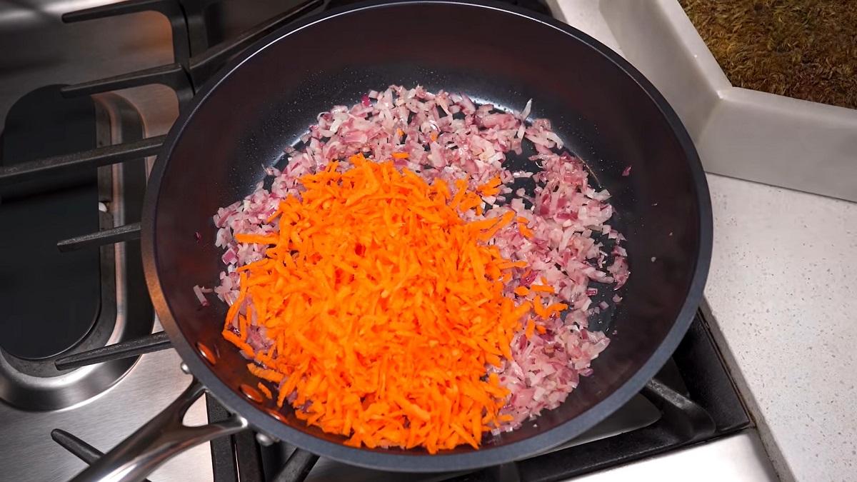 лук и морковь