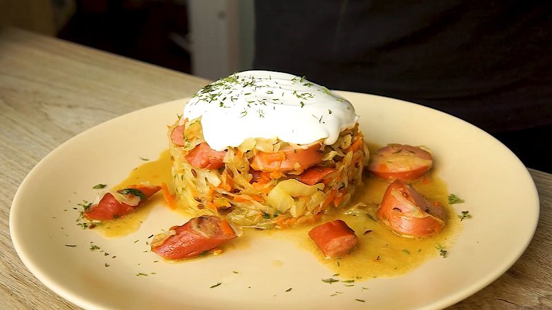 капуста со сметаной