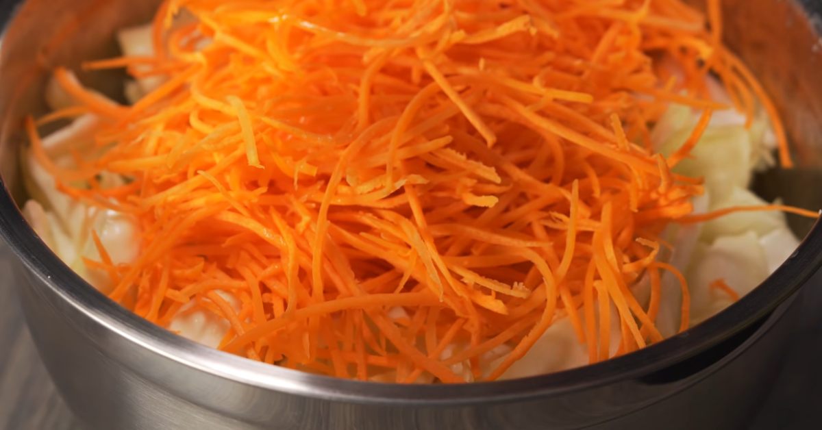 капуста с морковью