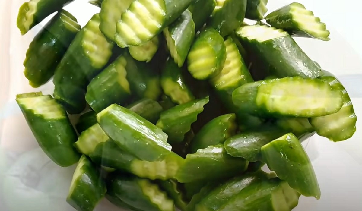 рецепт капусты с огурцами