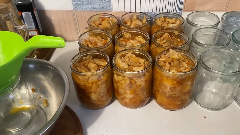 заготовки с капустой