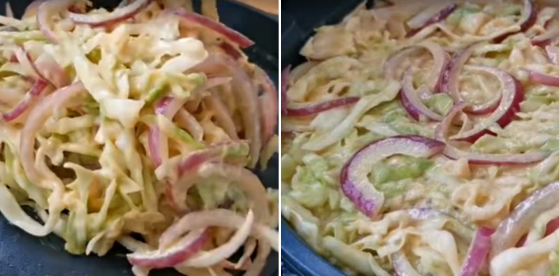 лепешка из капусты