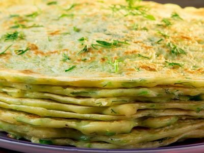 Капустные блины на сковороде