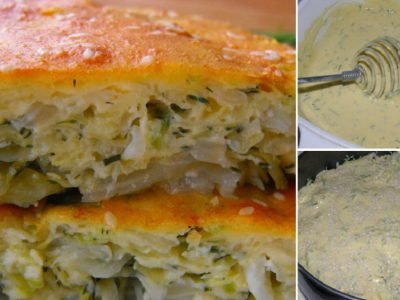 Капустный пирог «Бабушкин голубчик»