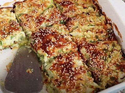 Заливной капустный пирог на кефире