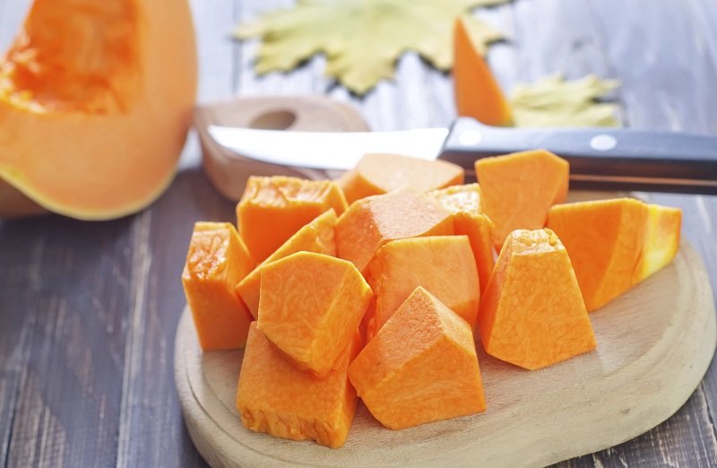 нарезка тыквы