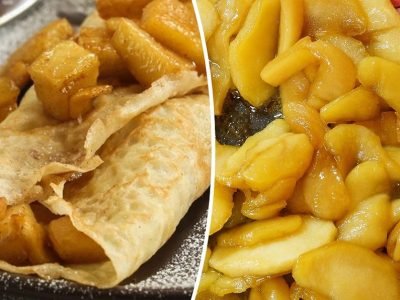 Карамелизированные яблоки на десерт