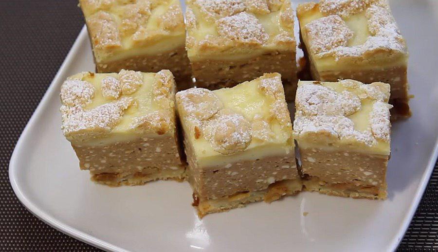 творожник с карамелью