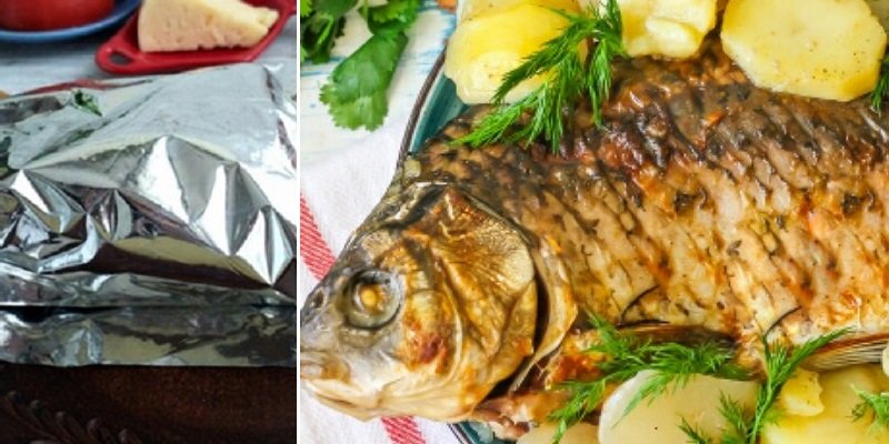 рыба запеченная в фольге