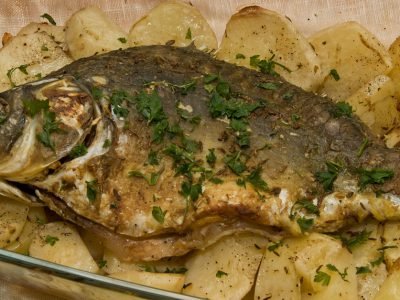 Карась в горчице