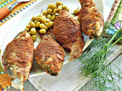 Караси в сухарях