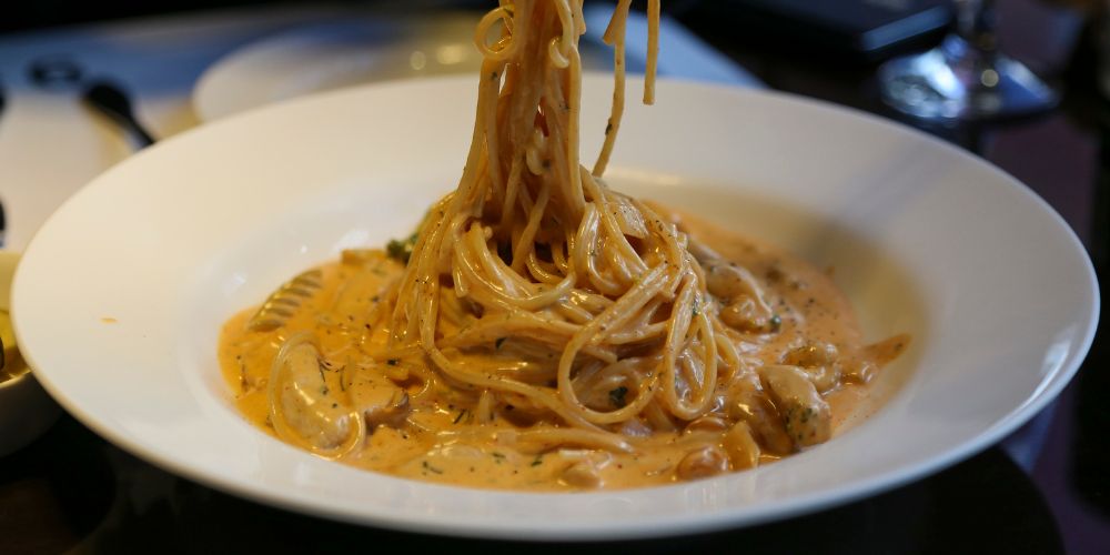 карбонара с грибами