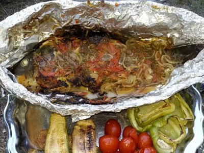 Карп на углях