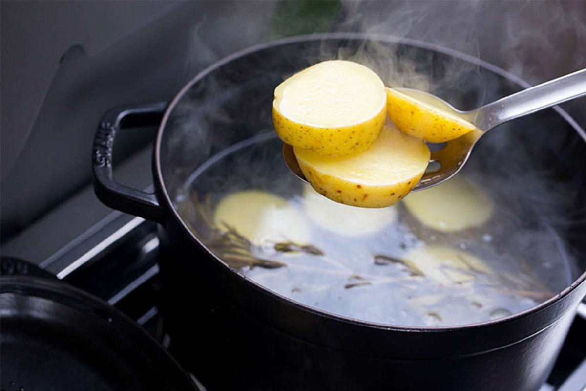 вареный картофель