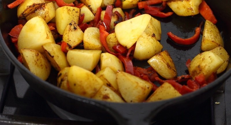 жареный картофель