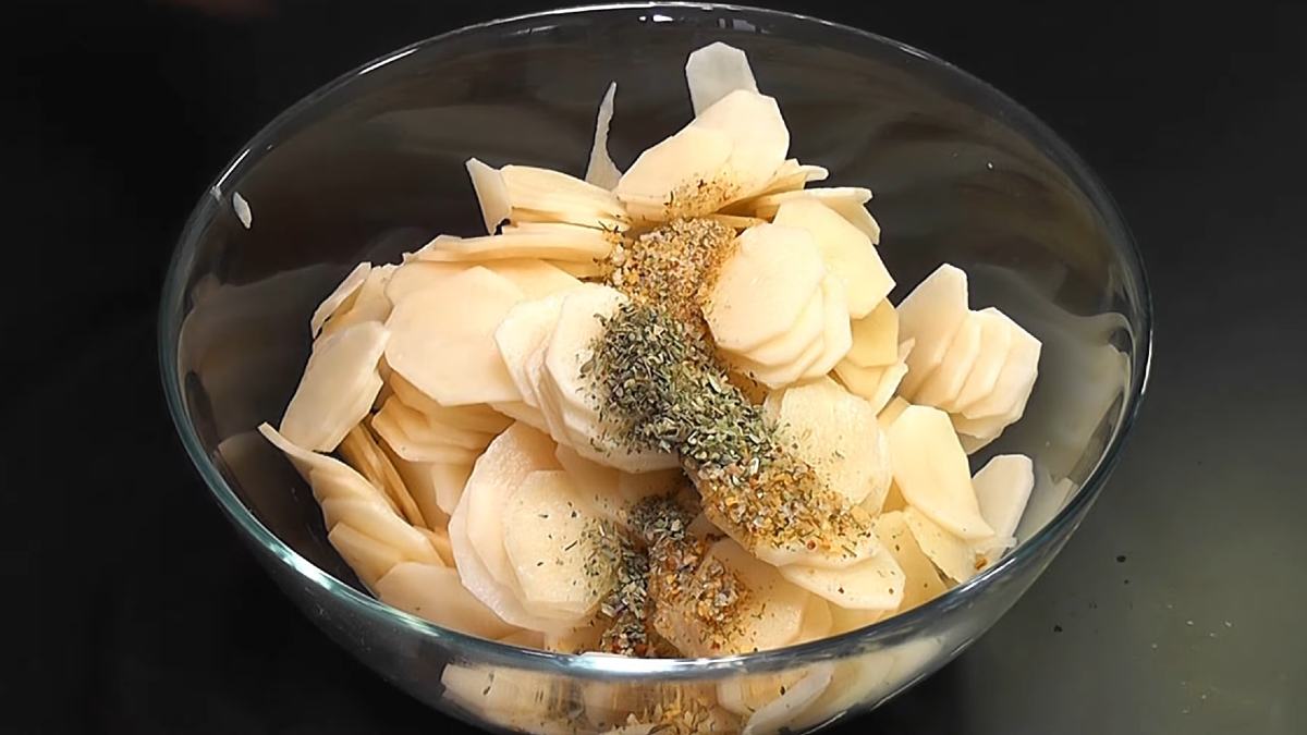 картофель со специями