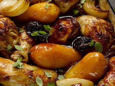 Картофель с черносливом