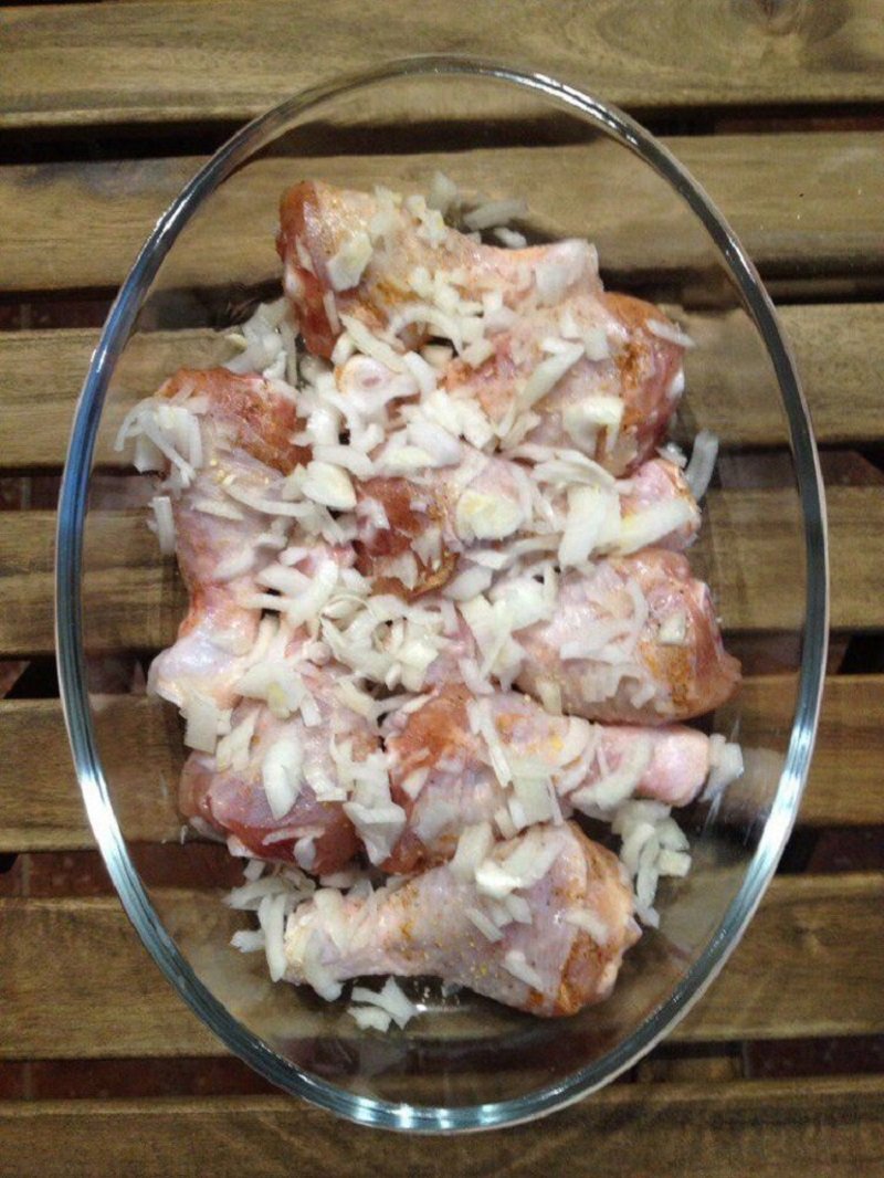 картофель с курицей в духовке