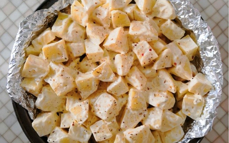 картофель со сметаной